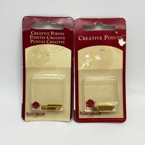 Lot of 2 Walnut Hollow Creative Points Wood Burning Tips 5591 Point 5595 Texture